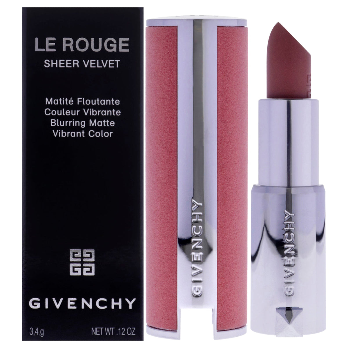 Le Rouge Sheer Velvet Matte Lipstick - N10 Beige Nu by Givenchy for Women - 0.11 oz Lipstick