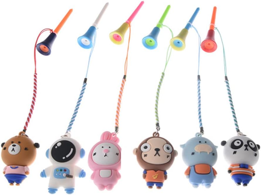 6Pcs Cute Golf Tee Hanger, Cartoon Golf Tee Rack Anti-Lost Golf Tee Ring with Strap Golf Accessories Putter Keeper Buddy Golf Gift Set