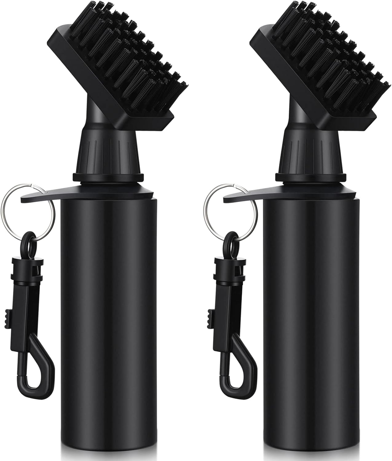 2 Pack Golf Club Cleaner Groove Tube Golf Brush Golf Club Brush with Leakproof Reservoir Tube, Squeeze Bottle for Easy Cleaning, 7 Inches Tall