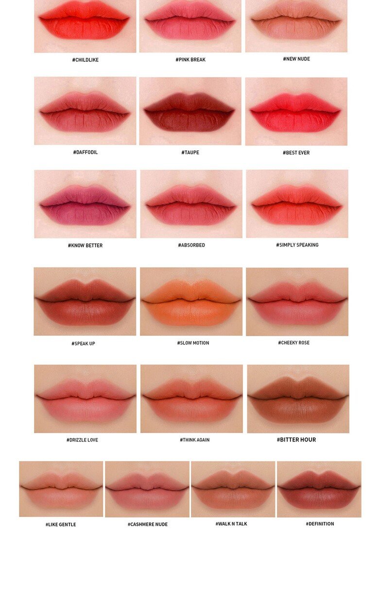 3CE Velvet Lip Tint 4g