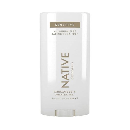 Natural Sensitive Native Sandalwood & Shea Butter Aluminum Free Deodorant, 2.65 oz