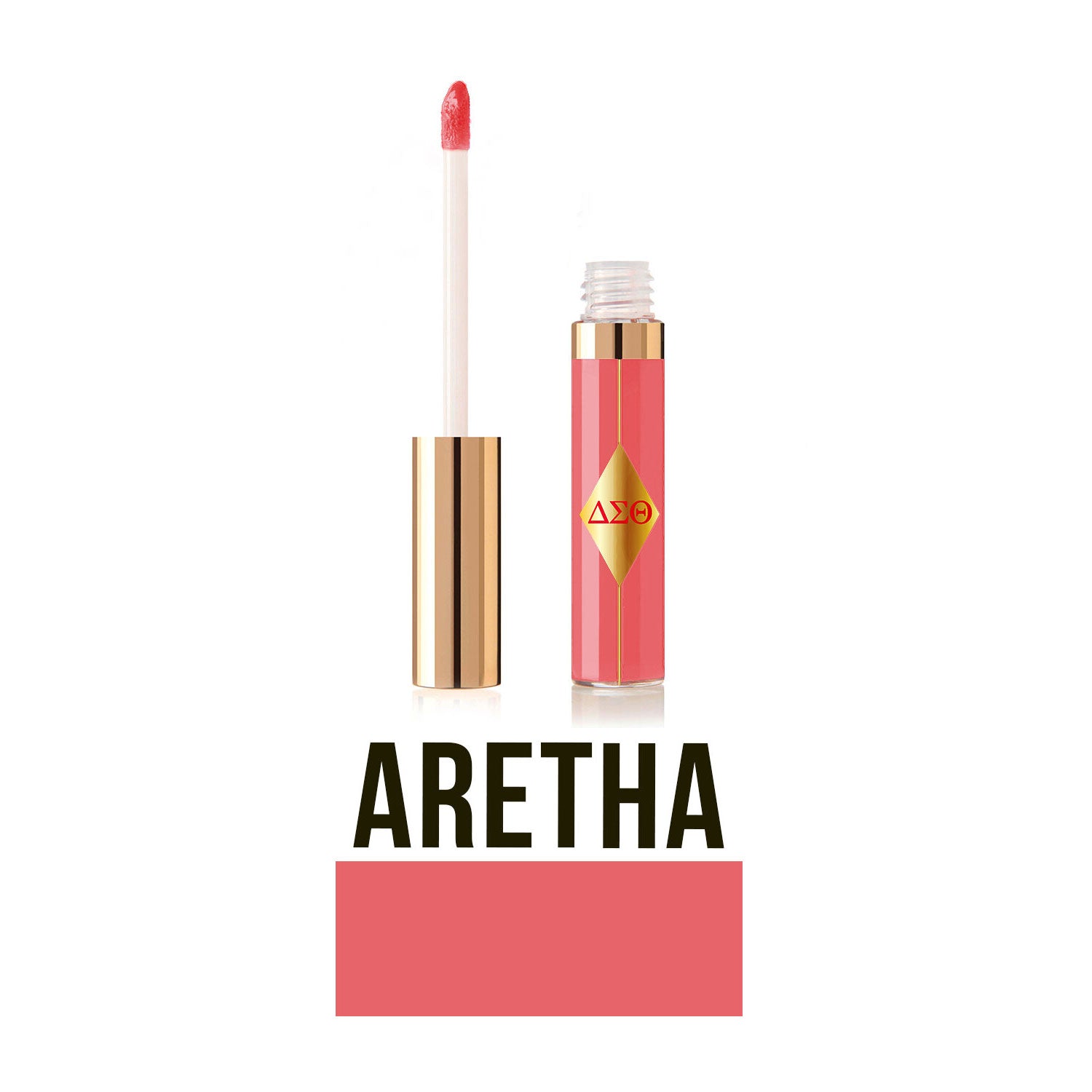 Delta Sigma Theta - Sheer Pink Lacquer Lip Gloss - Aretha