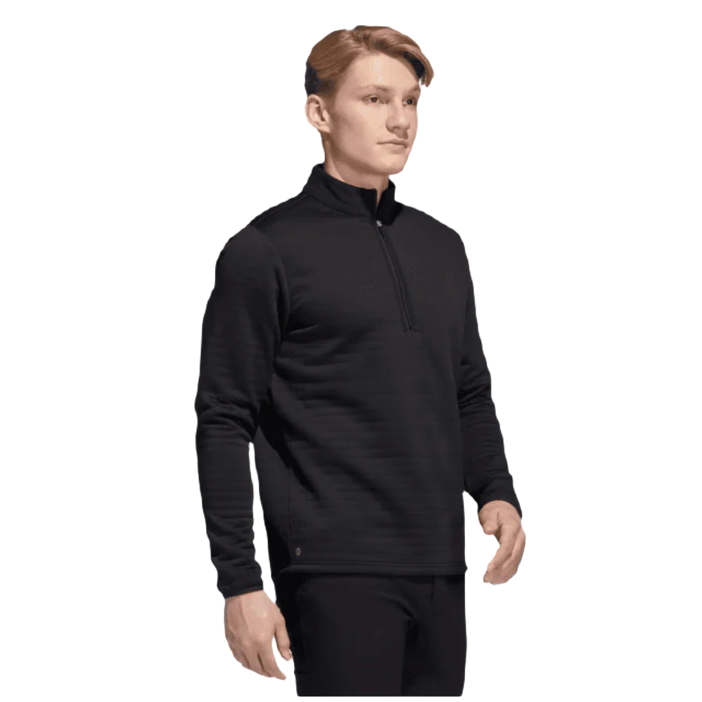 Adidas (DWR) Water Repellent 1/4 Zip Pullover - Black