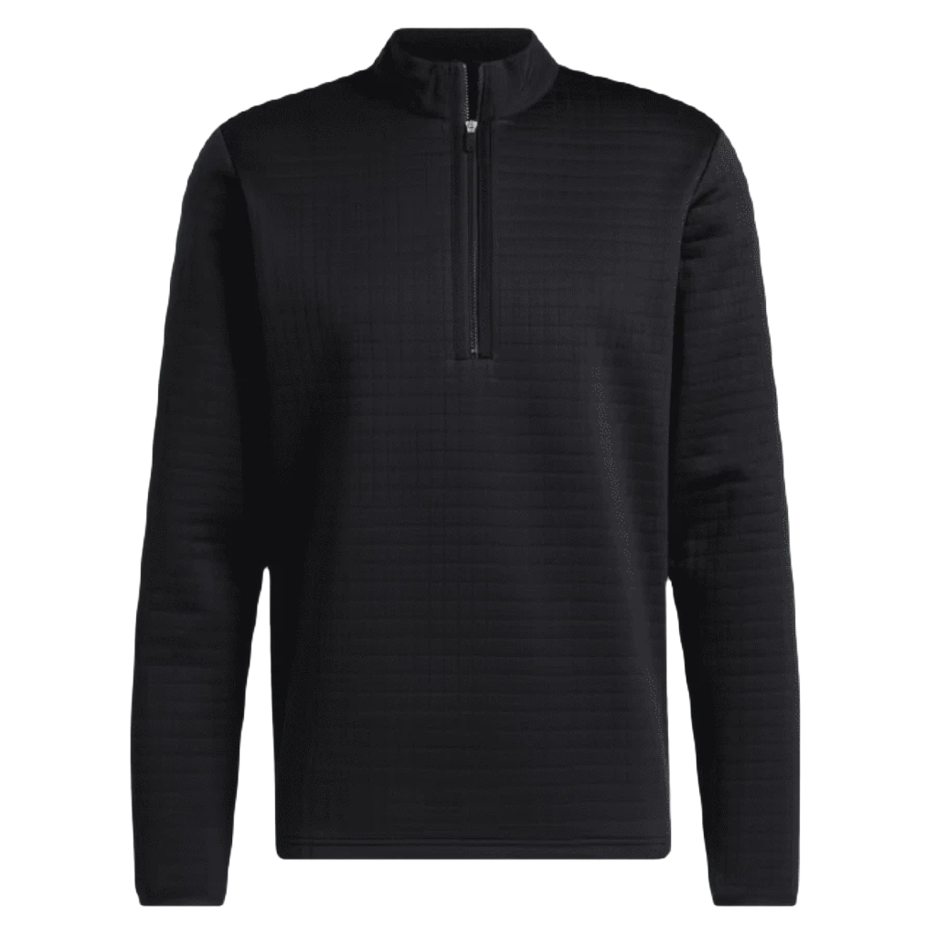 Adidas (DWR) Water Repellent 1/4 Zip Pullover - Black