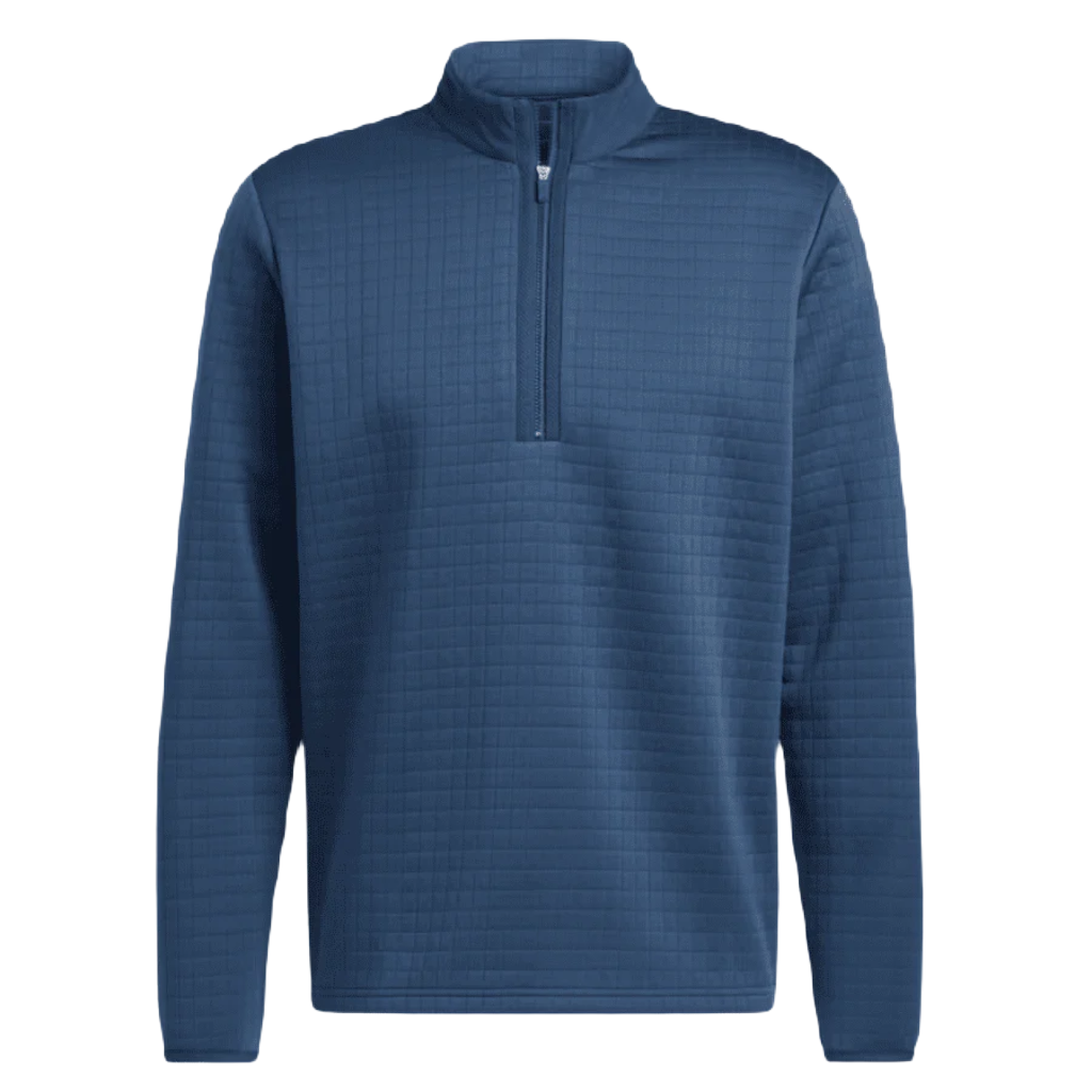Adidas (DWR) Water Repellent 1/4 Zip Pullover - Navy