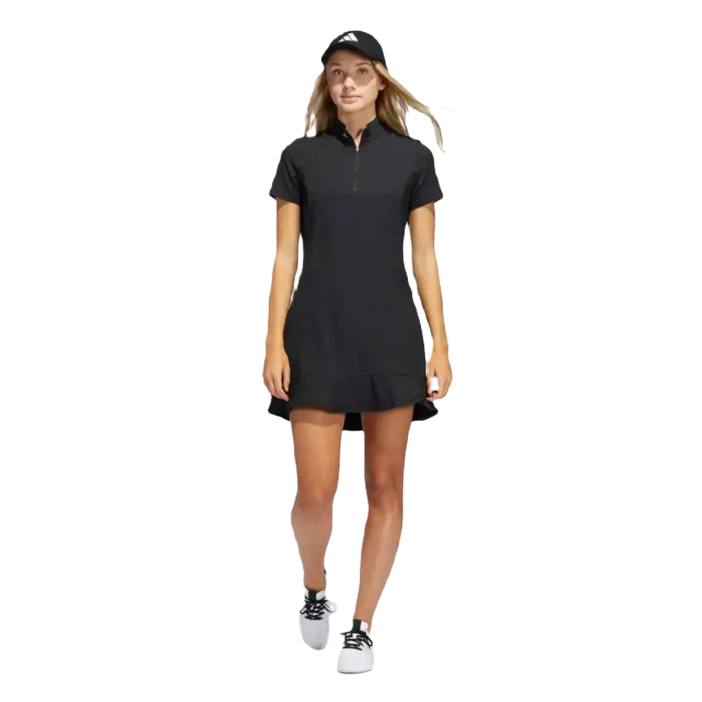 Adidas Ladies Frill Dress - Black